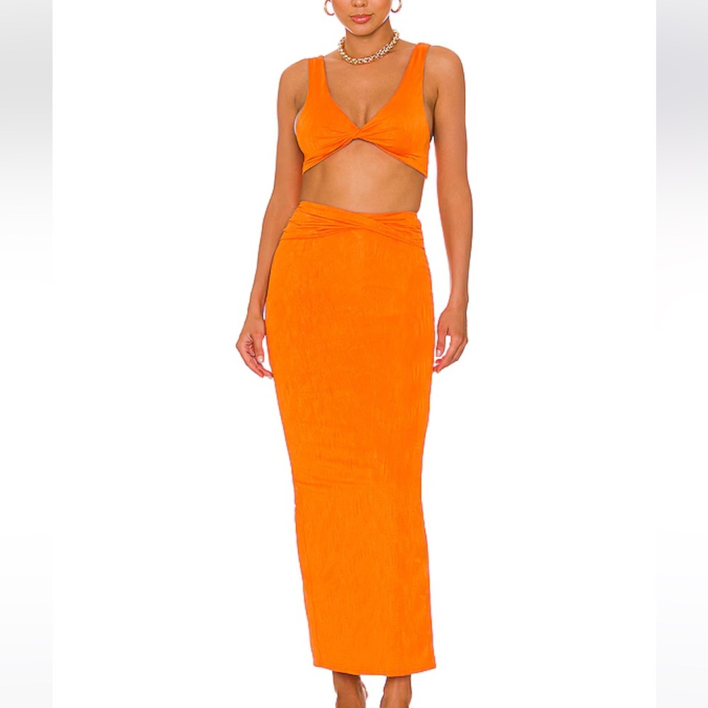 Two piece orange set